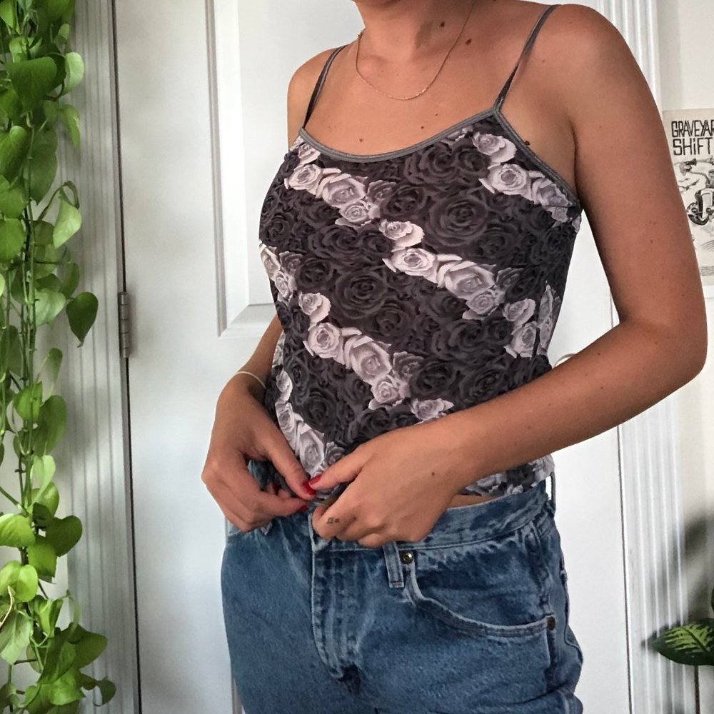 Vintage 90's Rampage Sheer Tank Top